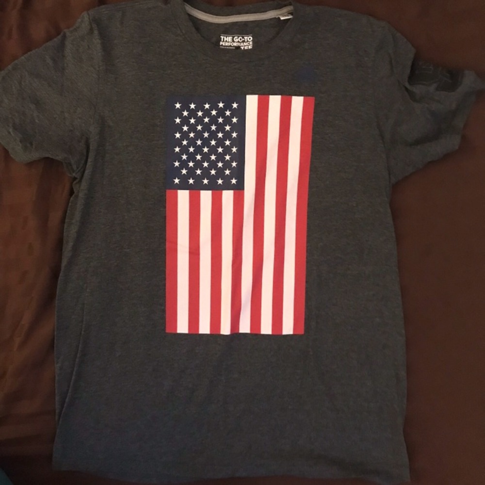 American Flag/NC State Tee